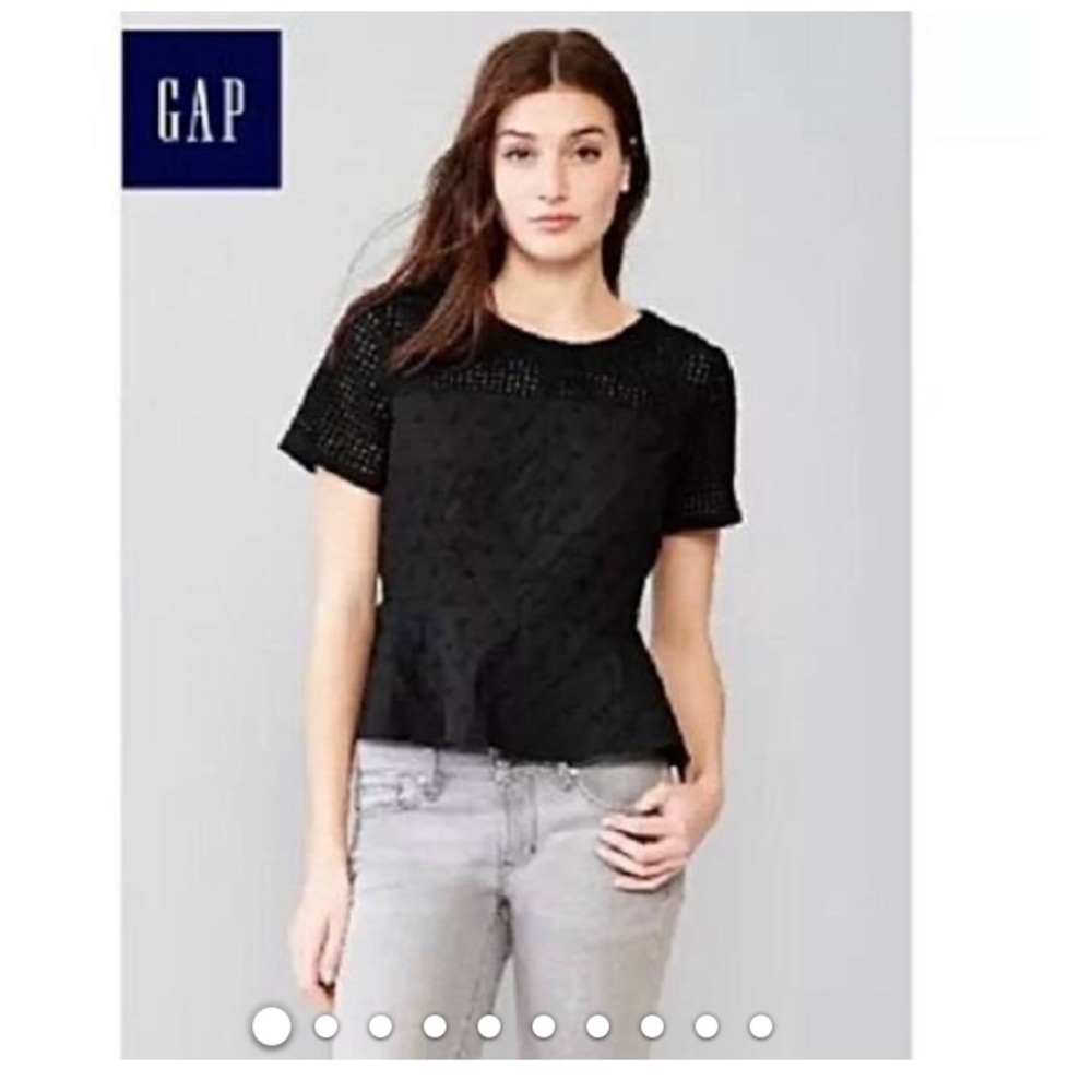 Gap peplum top. Size 6.